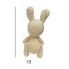 Handmade Crochet Keychain - Yellow Rabbit Animal Shape