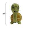 Handmade Crochet Keychain - Turtle Animal Shape