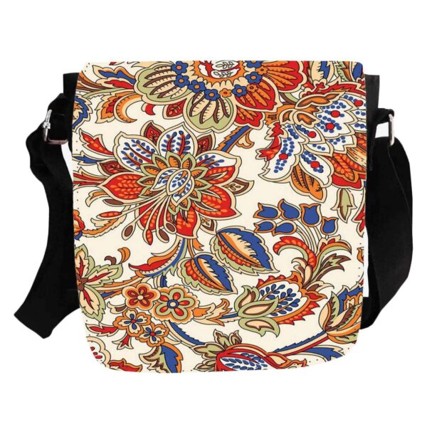 Crossbody Shoulder Bag with Floral Design for Women