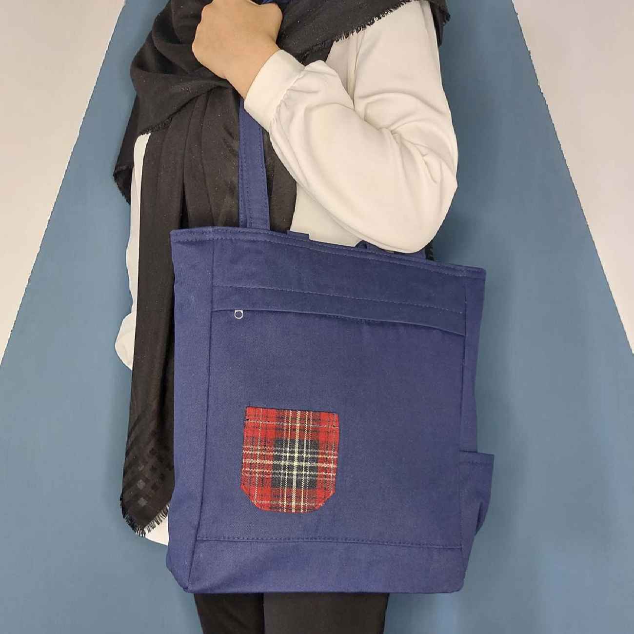 Navy Blue Crossbody Shoulder Bag for Women