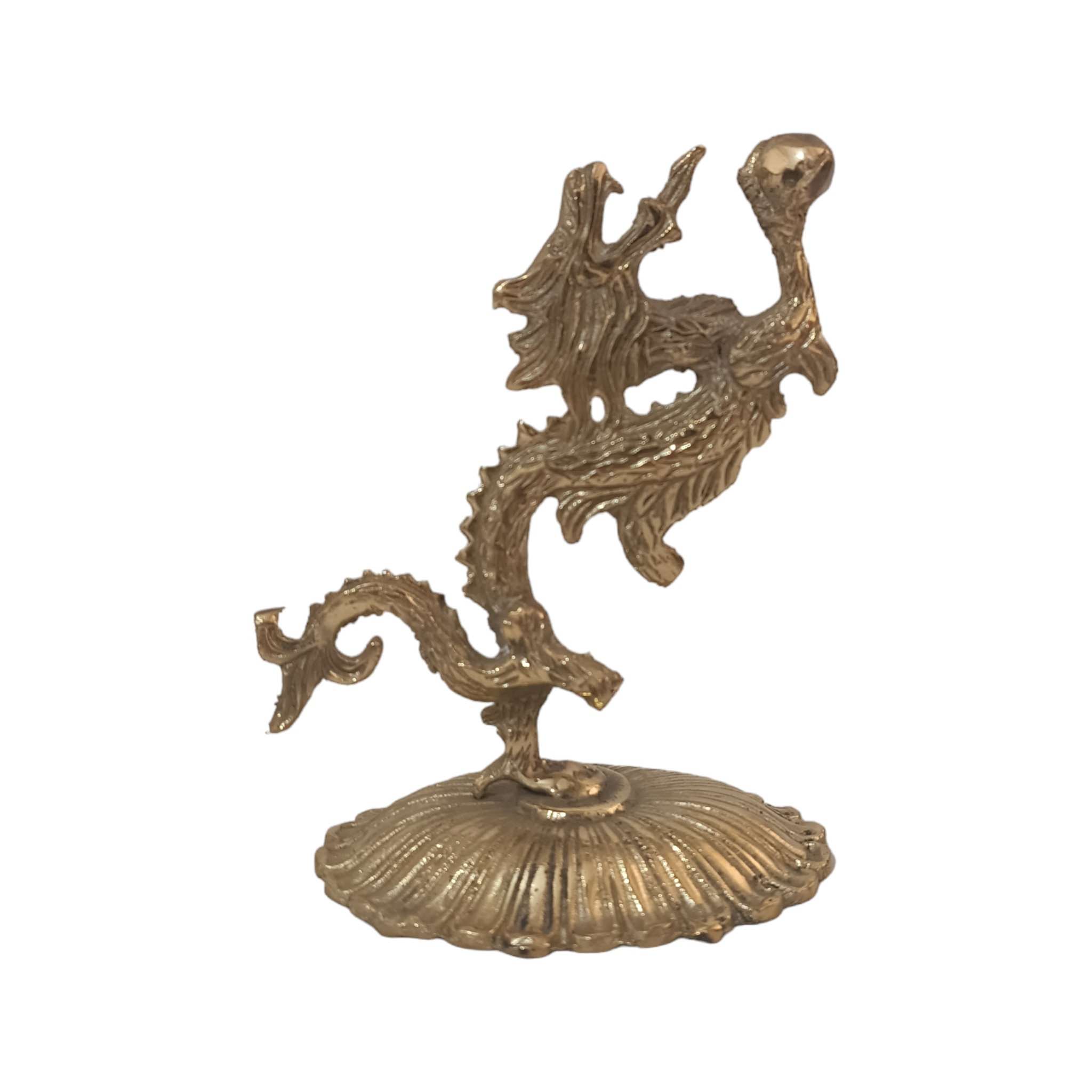 Decorative Brass Dragon Figurine – Mythical Creature Art