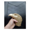 Decorative Brass Eagle Head Figurine - Majestic Bird Sculpture