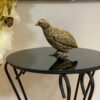 Decorative Brass Partridge Figurine - Bird Art Sculpture