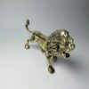 Decorative Brass Roaring Lion Figurine - King of the Jungle Sculpture