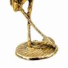 Decorative Brass Stork Figurine - Elegant Bird Statue