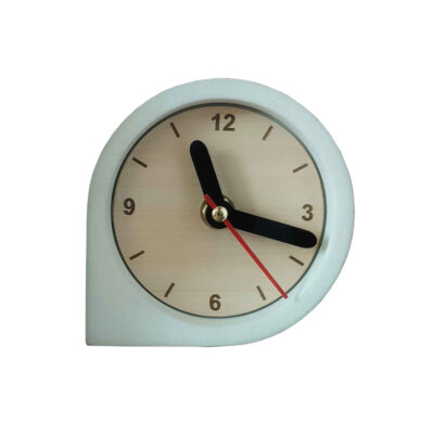 Handcrafted Concrete Desk Clock – Minimalist for Table Setting