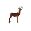 Decorative Deer Figurine 2 Pieces - Graceful Wildlife Sculptures