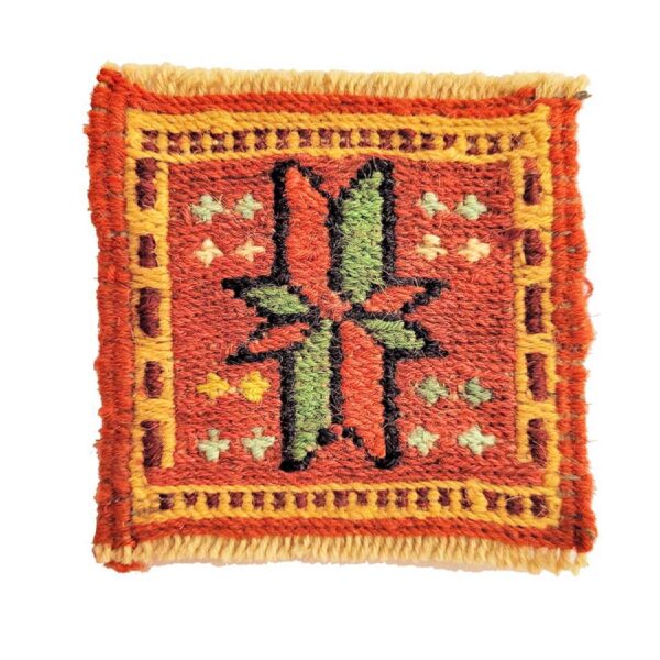Handwoven Persian Kilim Coaster for Home & Kitchen