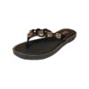 Flip Flop Beach Slippers for Women Black