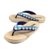 Flip Flop Thong Slippers for Women Checkered Design