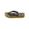 Flip Flop Thong Slippers with Leopard Design for Women
