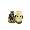 Flip Flop Thong Slippers with Leopard Design for Women