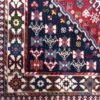 Genuine Persian Carpet with Wool Hand-Knotted Qashqai Red