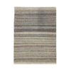 Genuine Persian Wool Kilim Rug Handwoven Striped Cream
