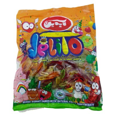 Halal Gummy Candy – Mix Fruit Flavor Snake Shape – Aidin (1000g)