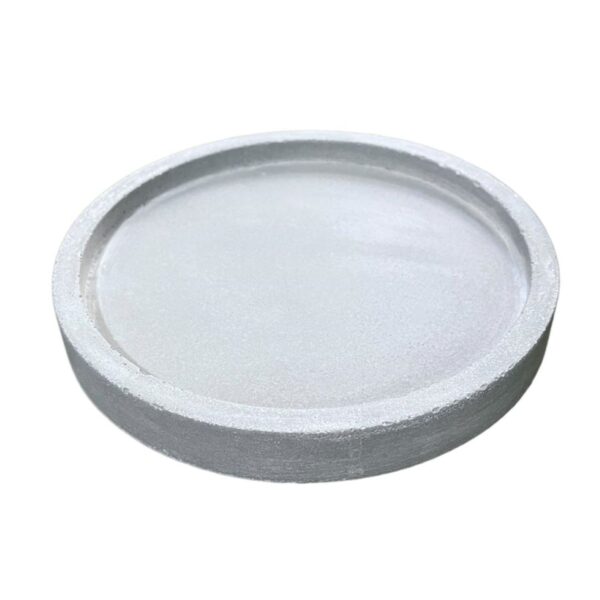 Handcrafted Concrete Serving Tray Minimal White Decorative