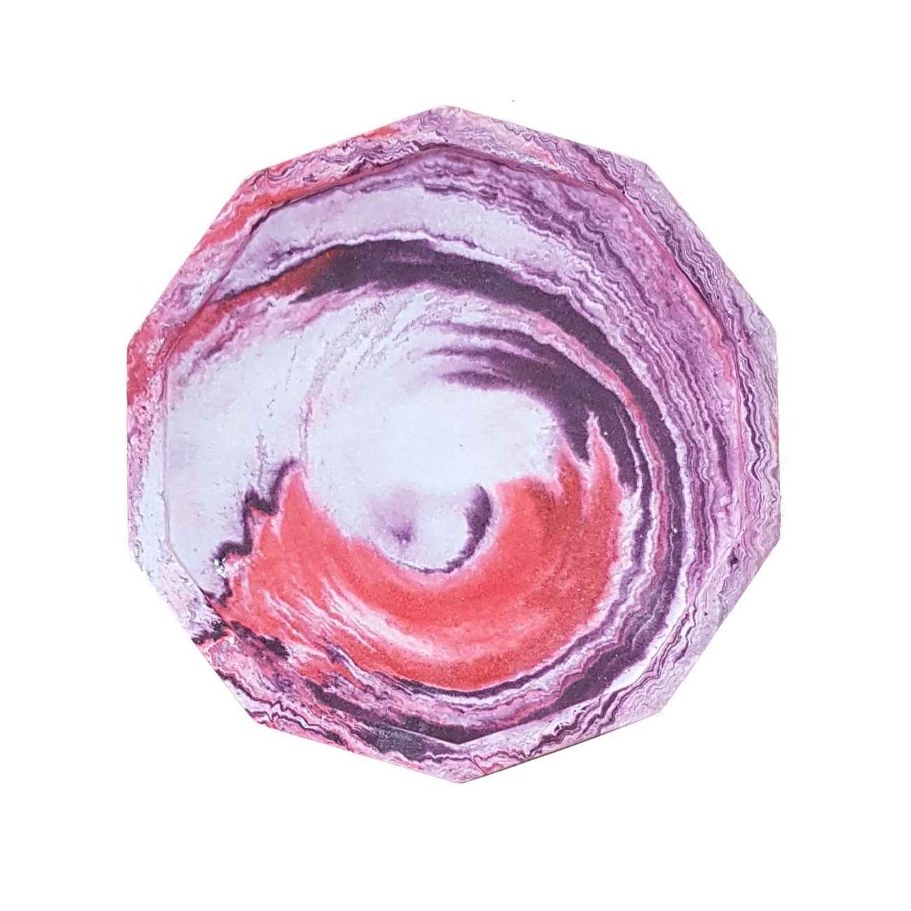 Handcrafted Concrete Serving Tray Octagonal Durabale for Home Decor