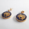 Gold Plated Drop Earrings Handcrafted Elephant Design