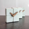 Handcrafted Concrete Desk Clock - Minimalist Cube
