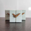 Handcrafted Concrete Desk Clock - Minimalist Cube