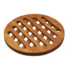 Vintage Teak Wood Trellis Trivet Handmade for Hot Pot