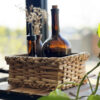 Handwoven Storage Basket for Shelve