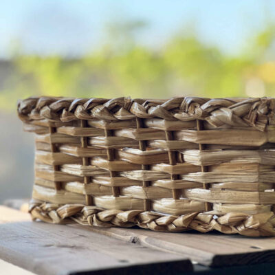 Handwoven Storage Basket for Shelve