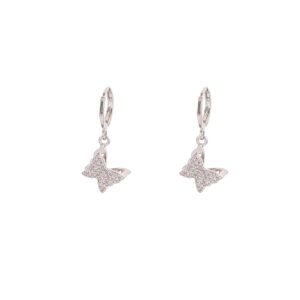 Drop Earrings with Butterfly Design for Women
