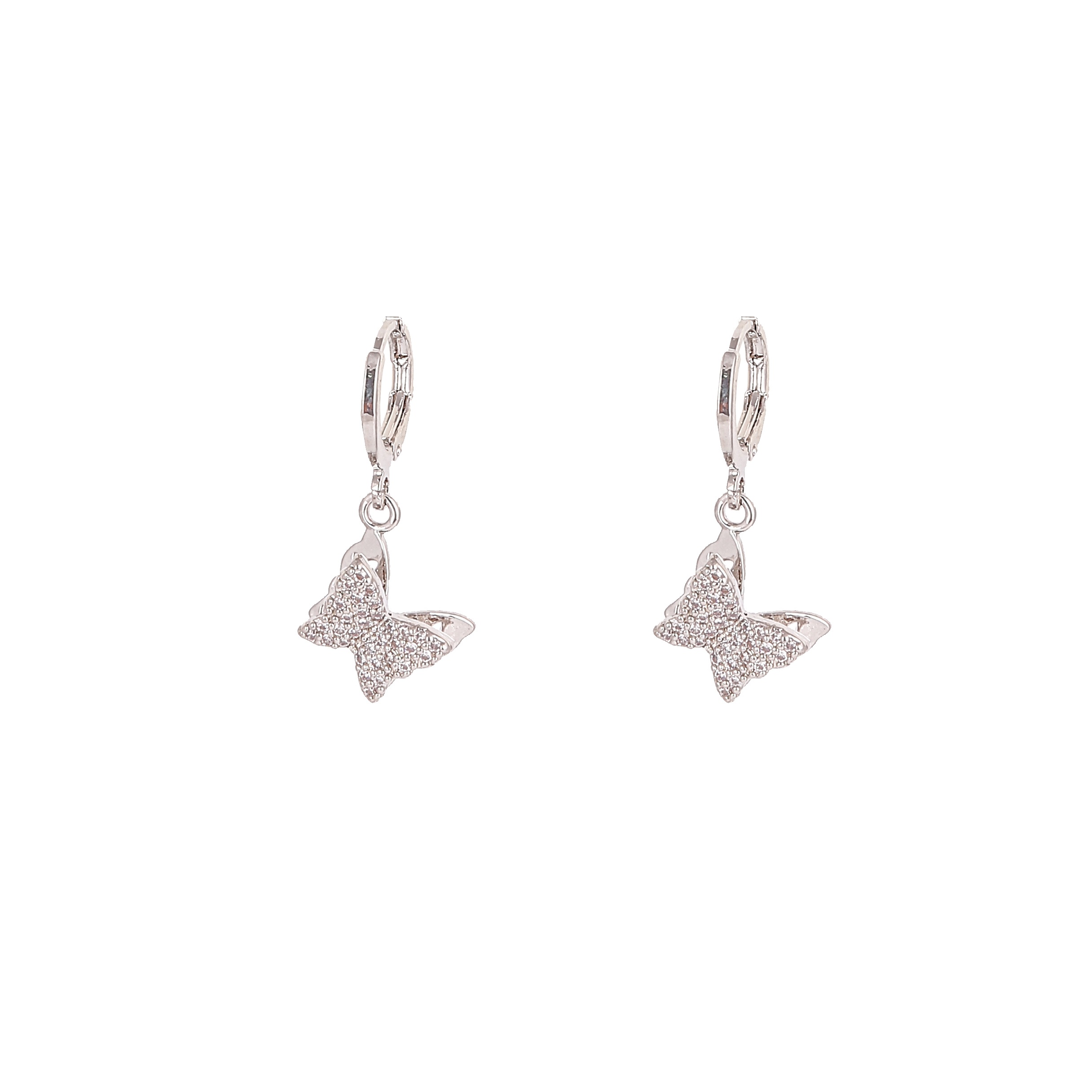Drop Earrings with Butterfly Design for Women