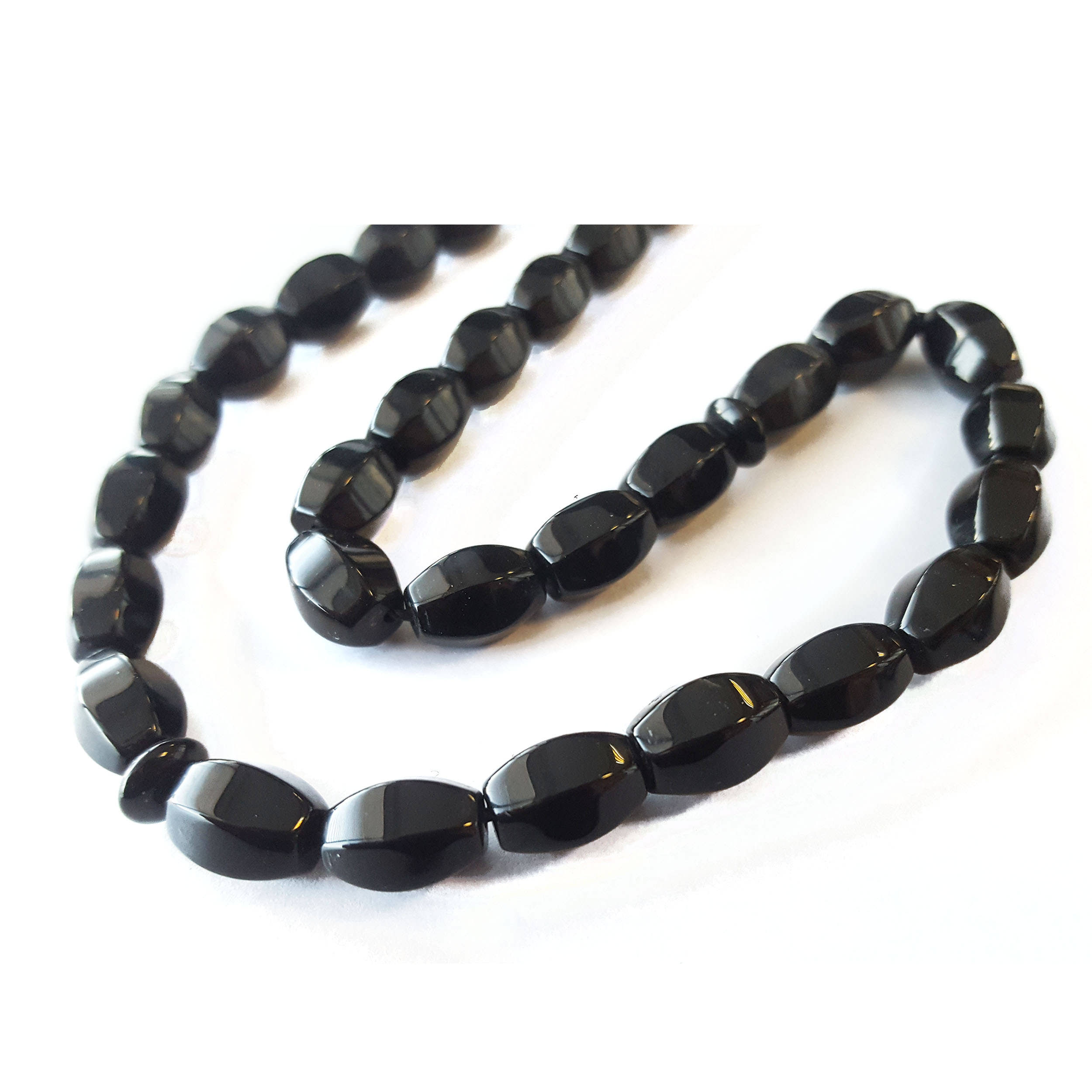 Islamic Black Onyx Rosary Crafted with 33 Prayer Beads Tasbih