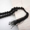Islamic Black Onyx Rosary Crafted with 33 Prayer Beads Tasbih