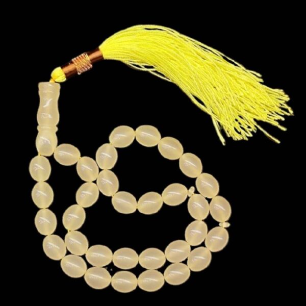 Islamic Sandalus Resin Rosary Crafted with 33 Prayer Beads Tasbih I