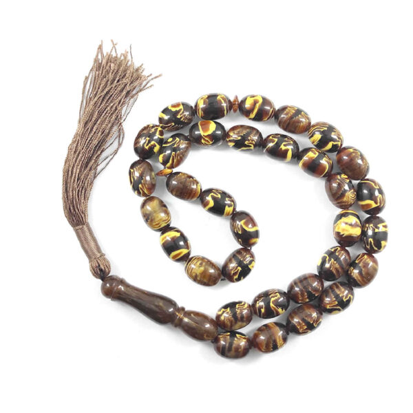 Islamic Sandalus Resin Rosary Crafted with 33 Prayer Beads Tasbih