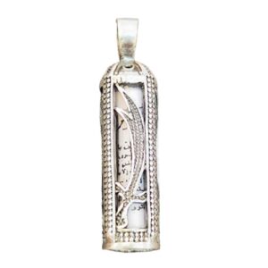 Islamic Silver Pendant for Shia with Hirz of Imam Jawad