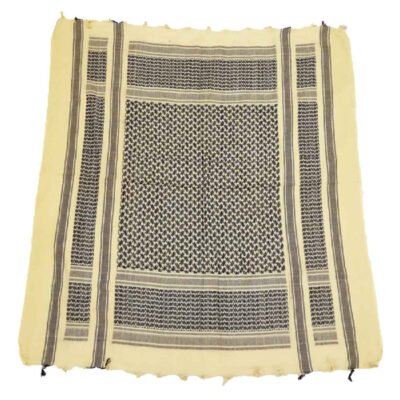 Breathable Cotton Keffiyeh – Antiperspirant Arabic Scarf for Head & Neck