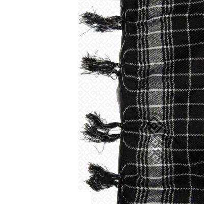 Palestine-Inspired Keffiyeh – Traditional Arabic Scarf with Classic Pattern