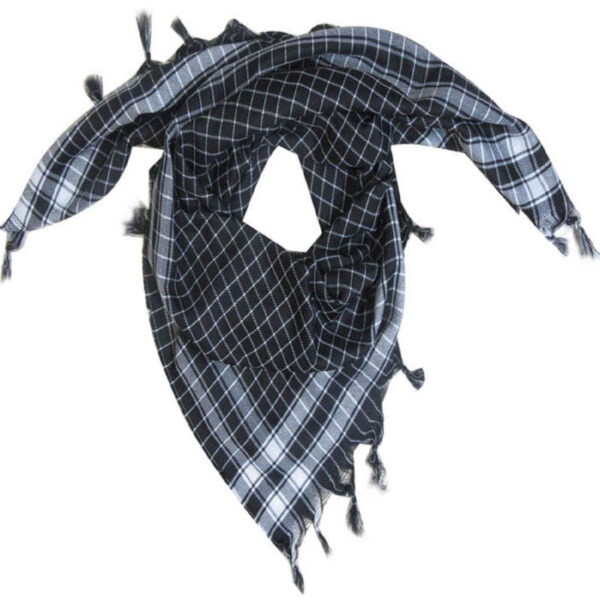 Palestine-Inspired Keffiyeh – Traditional Arabic Scarf with Classic Pattern