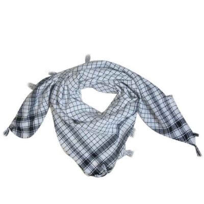 Arabic Keffiyeh Shemagh Scarf – Polyester for Head & Face