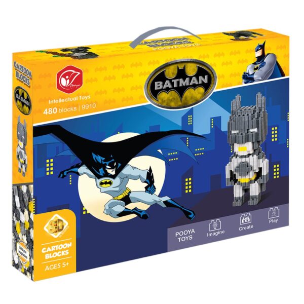 Intellectual Toys: Batman Building Blocks – 480 Pieces for Ages 5+