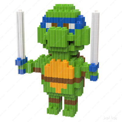 Intellectual Toys: Ninja Turtles TMNT Building Blocks – 455 Pieces for Ages 3+