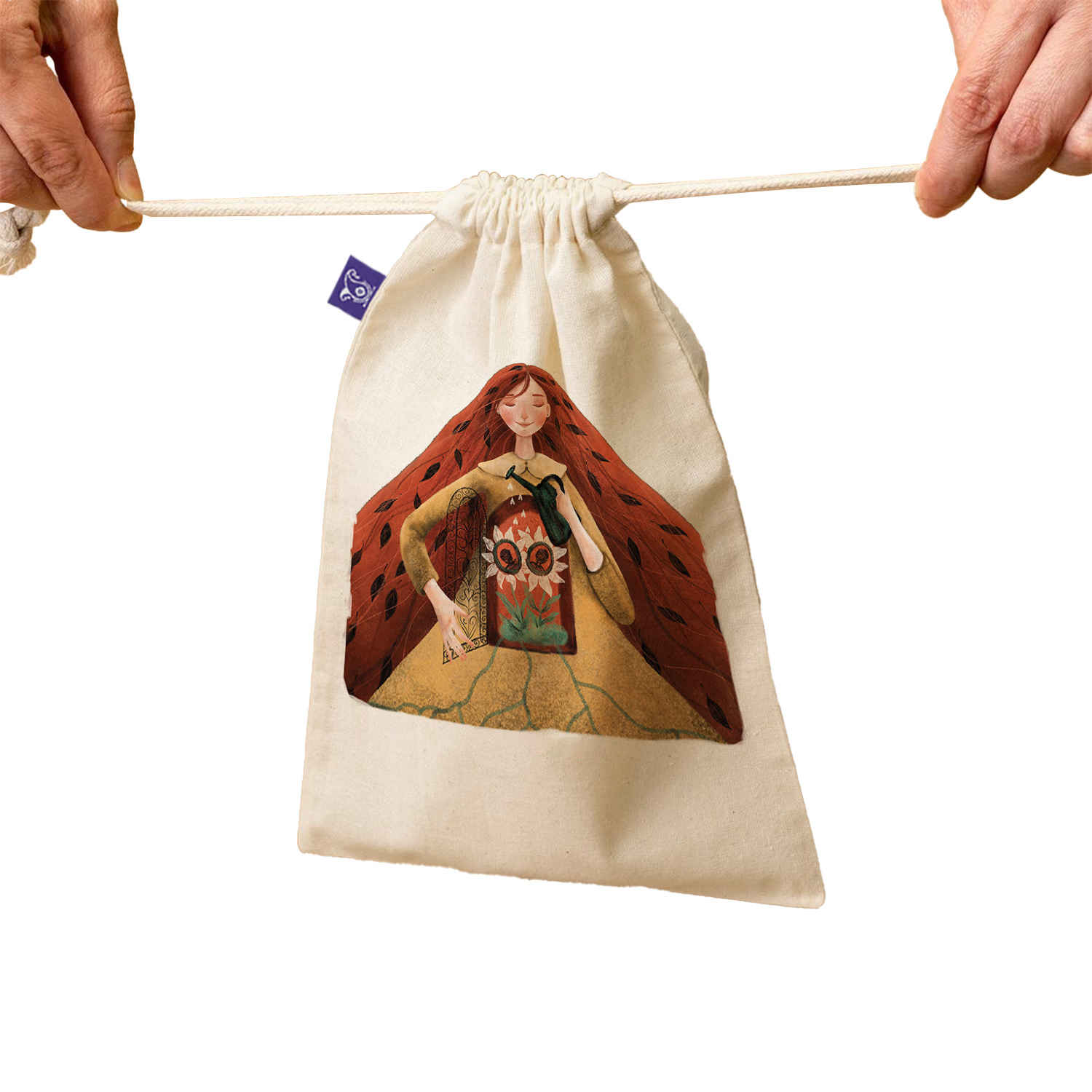 Drawstring Cotton Storage Bag – Eco-Friendly and Reusable for Fresher Loaves