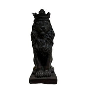 Decorative Lion Figurine Sculpture – Majestic Animal Art