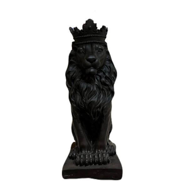 Decorative Lion Figurine Sculpture - Majestic Animal Art