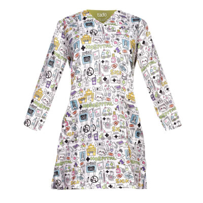 Women’s Stretchy Medical Scrub Uniform – Comfortable & Flexible