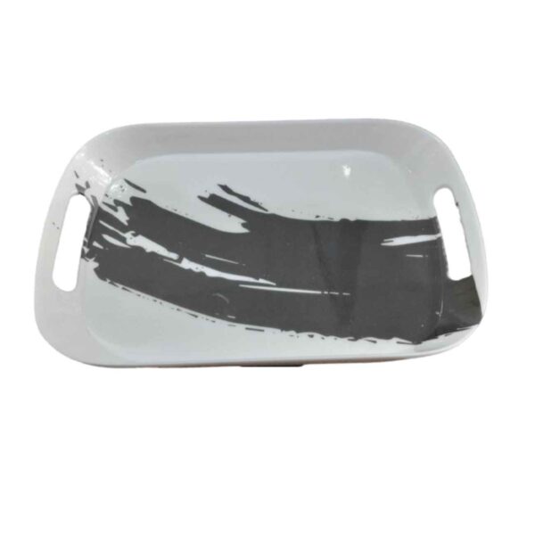 Melamine Serving Tray Durable & Lightweight Abstract