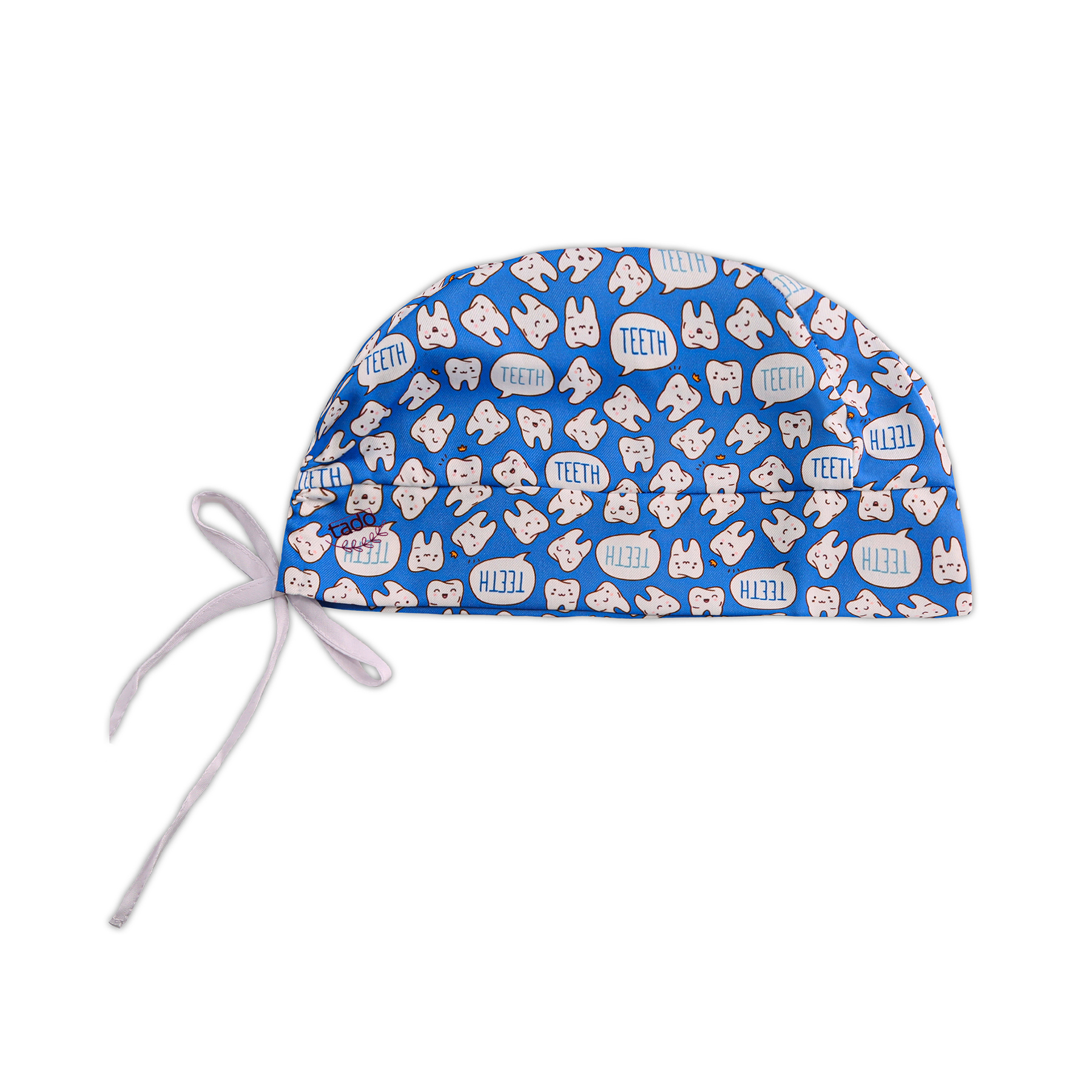 Men’s Blue Dental Scrub Top & Cap Set – Professional & Practical