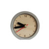 Handcrafted Concrete Desk Clock - Minimalist Round Gray