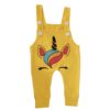 Newborn Outfit Set of 3 Unicorn Design Yellow
