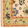 Original Persian Carpet with Wool Hand-Knotted in Kashmar Floral Bordered