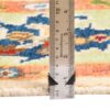 Original Persian Carpet with Wool Hand-Knotted in Kashmar Floral Bordered